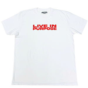 Peppermint Live In Purpose White Unisex Tee